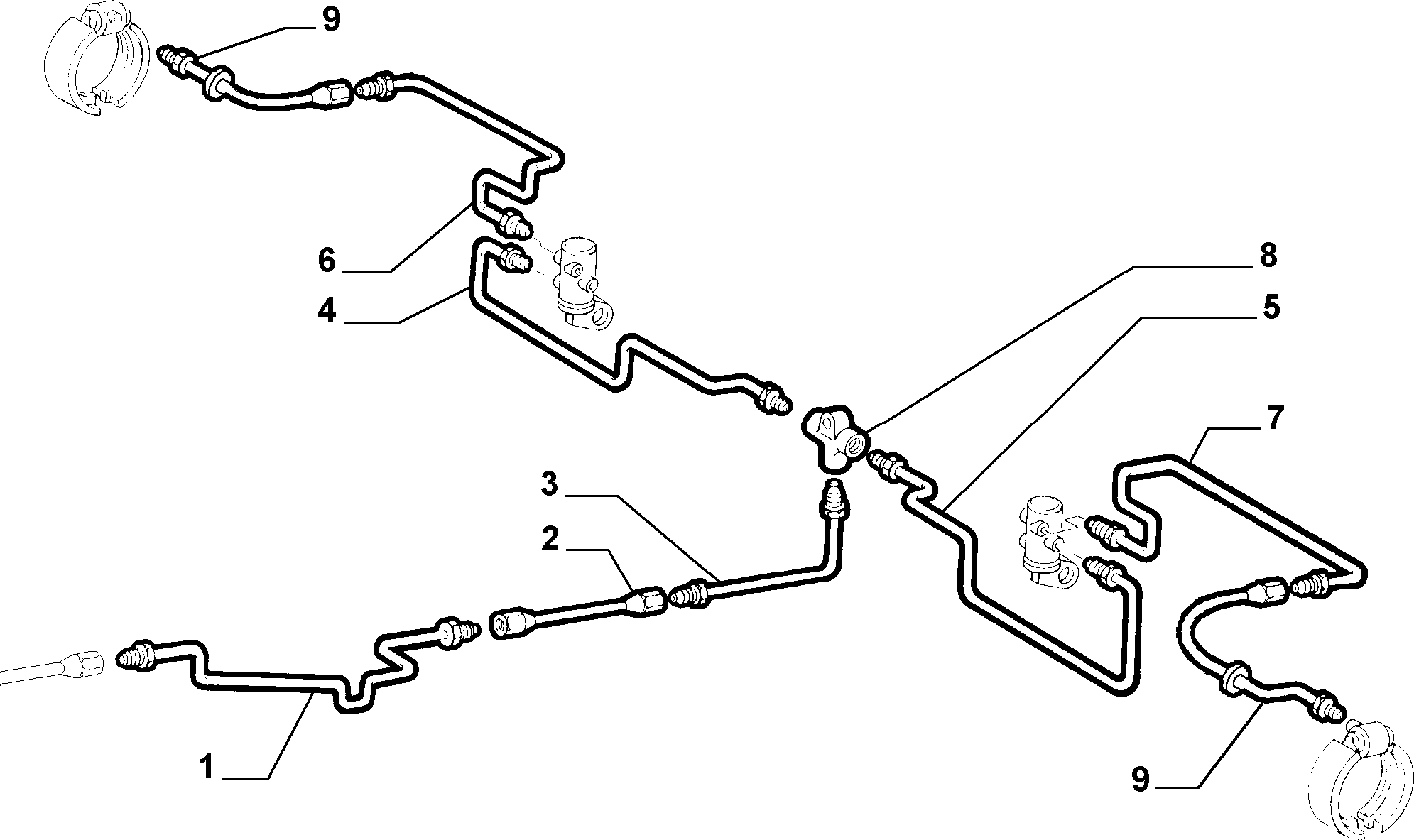 FIAT 71736945 - Bremžu šļūtene autodraugiem.lv