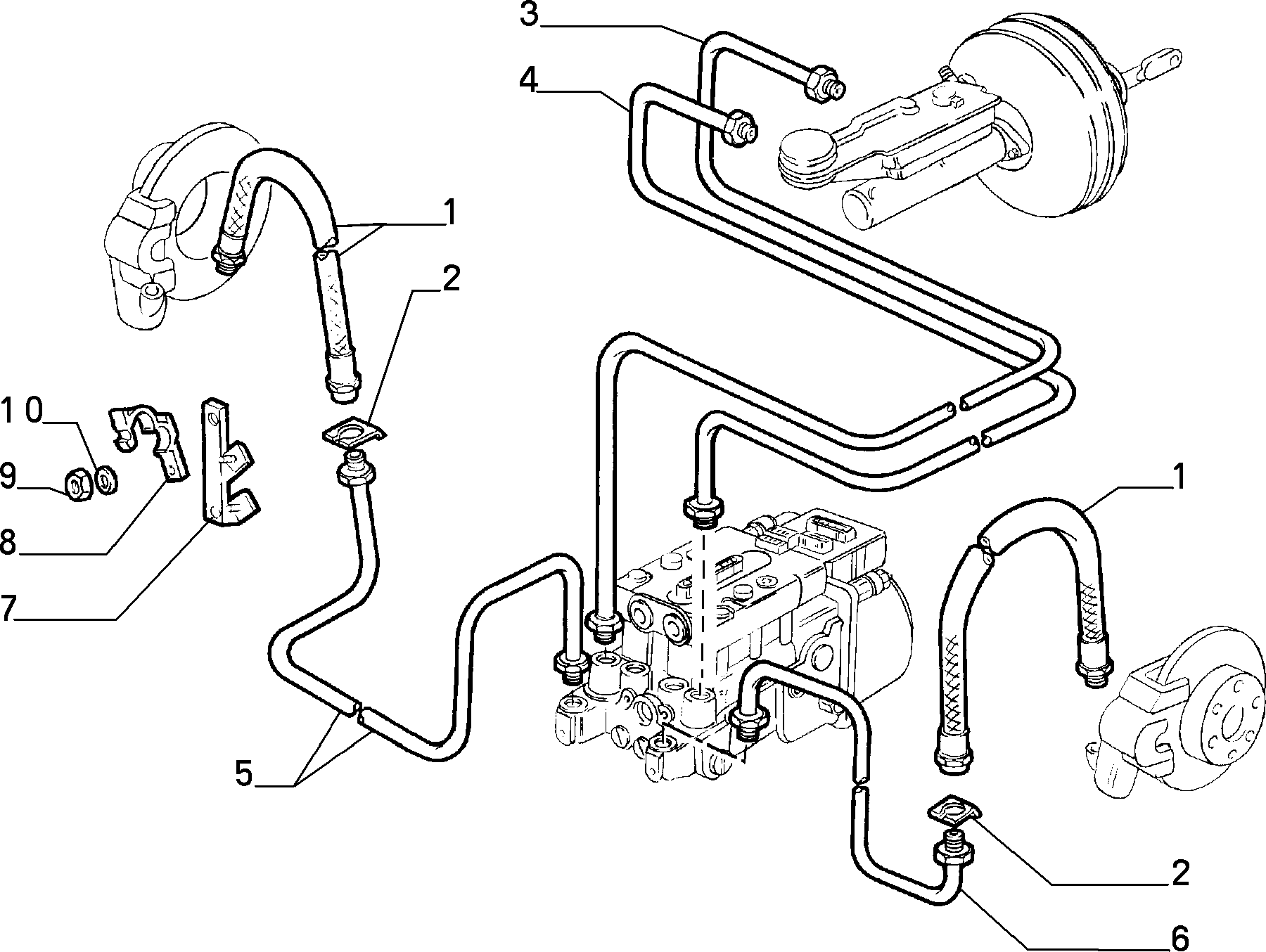 FIAT 71736975 - Bremžu šļūtene autodraugiem.lv