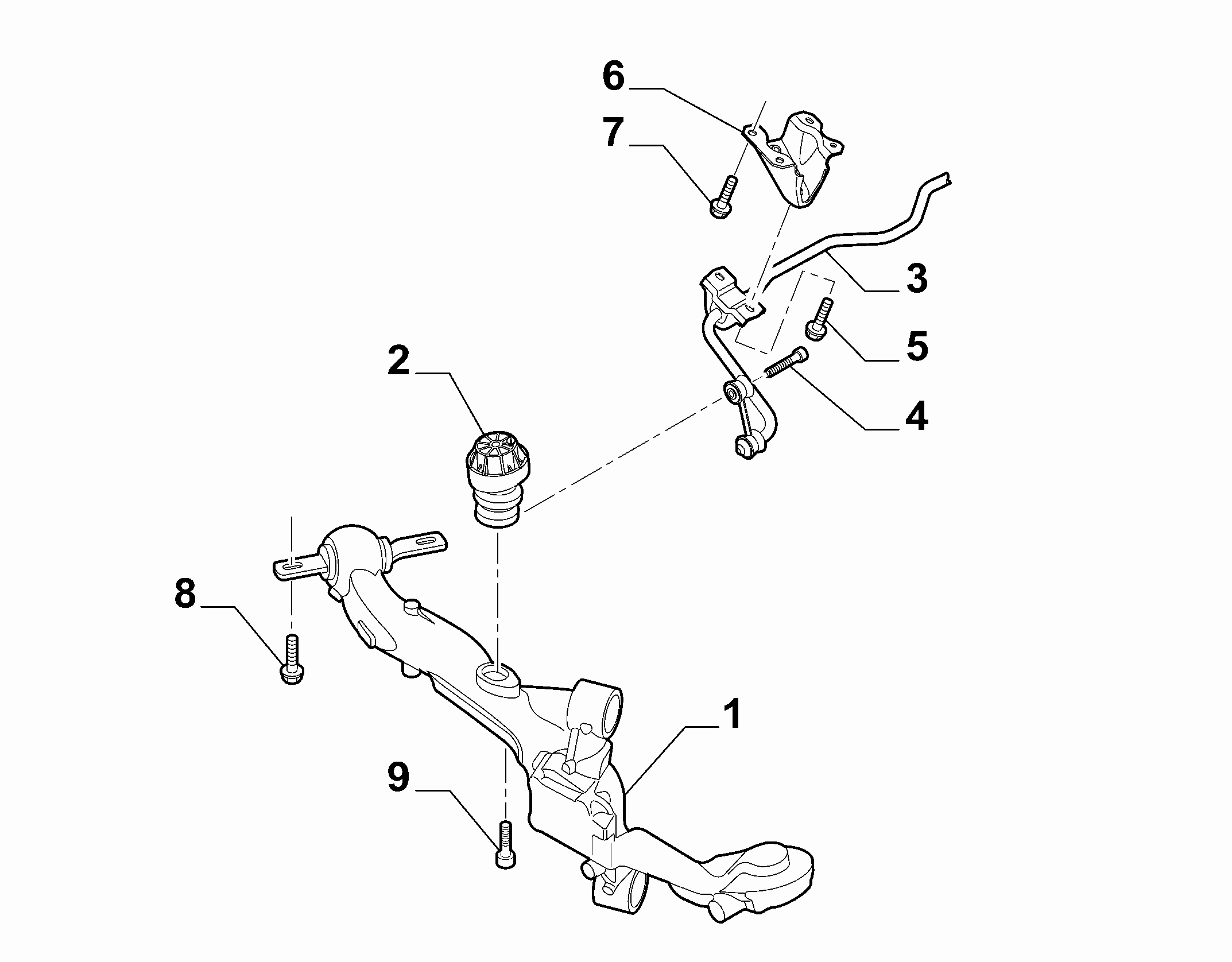 Vauxhall 51810124 - Stiepnis / Atsaite, Stabilizators autodraugiem.lv