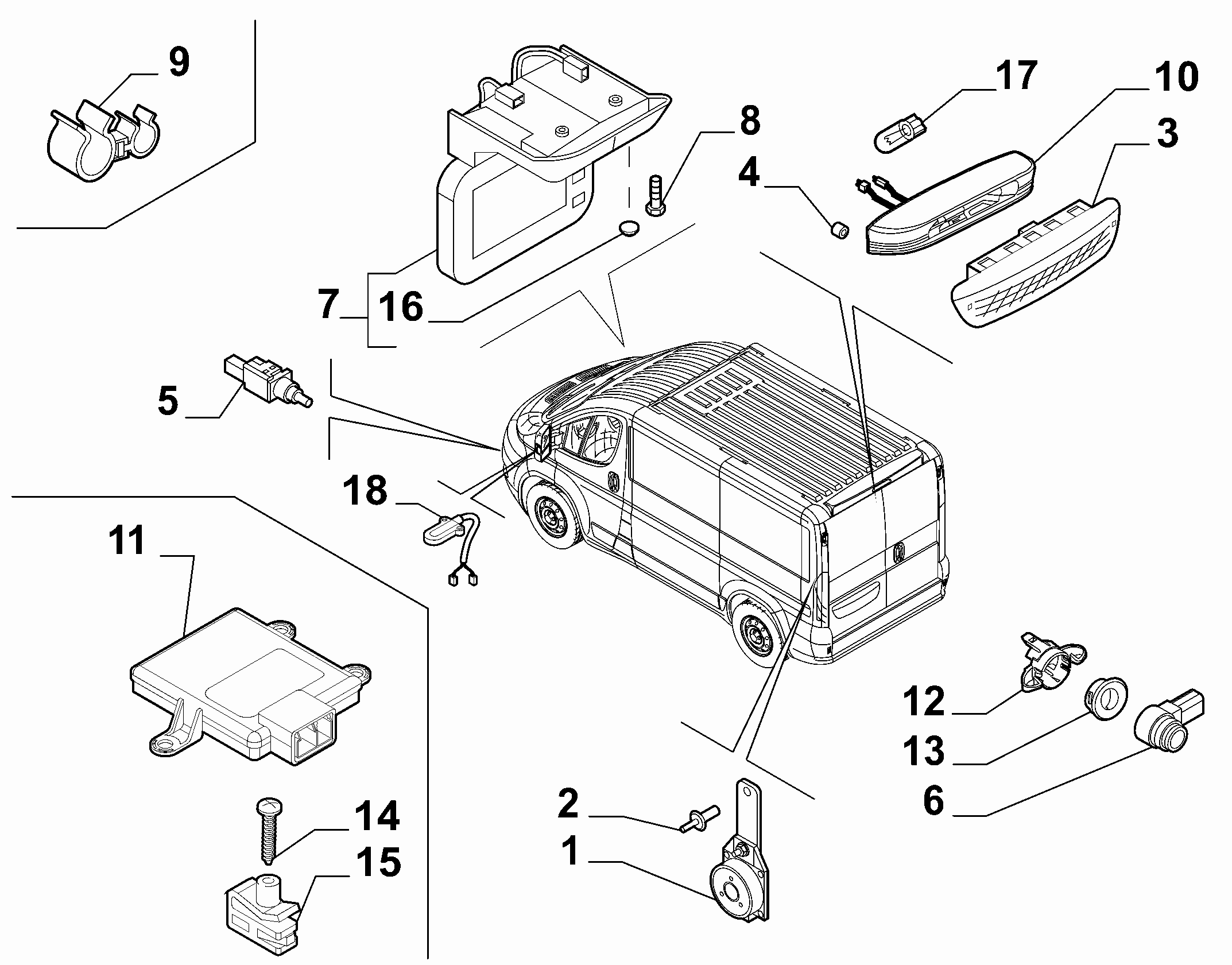 FIAT 1340670080 - Papildus bremžu signāla lukturis autodraugiem.lv