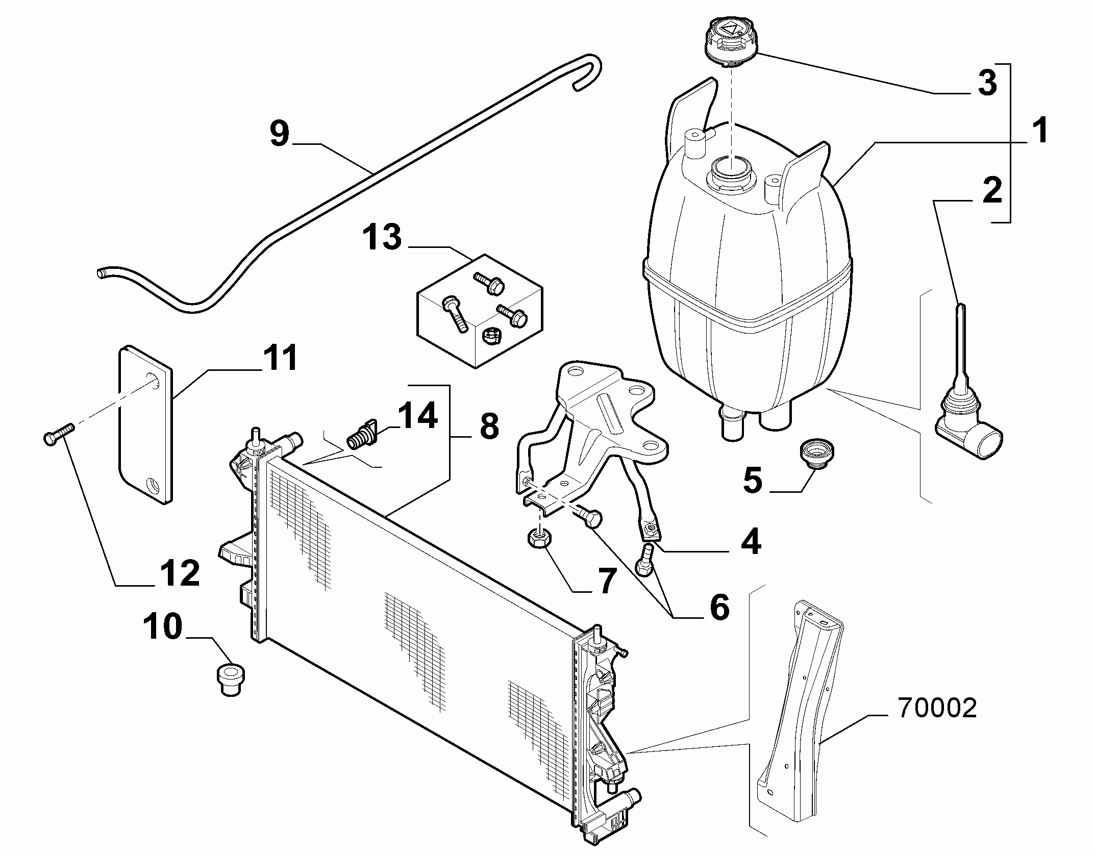 Alfa Romeo 134 035 9080 - Radiators, Motora dzesēšanas sistēma autodraugiem.lv