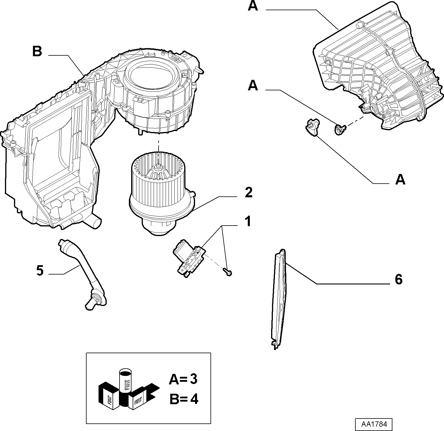 Alfarome/Fiat/Lanci 77366871 - Salona ventilators autodraugiem.lv