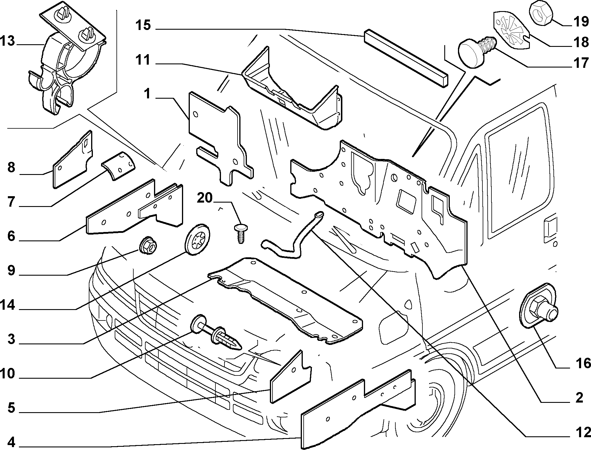 Lancia 130101965 - Moldings / aizsarguzlika autodraugiem.lv