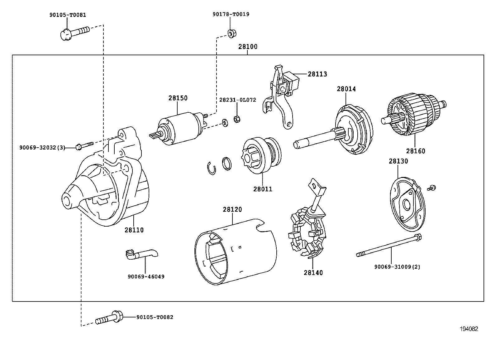 TOYOTA 90069 31009 - Skrūve autodraugiem.lv