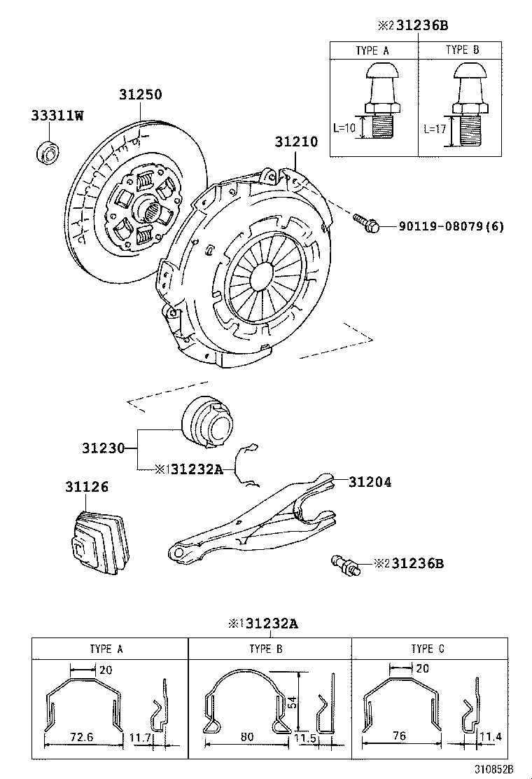 VW 3123035060 - Izspiedējgultnis autodraugiem.lv