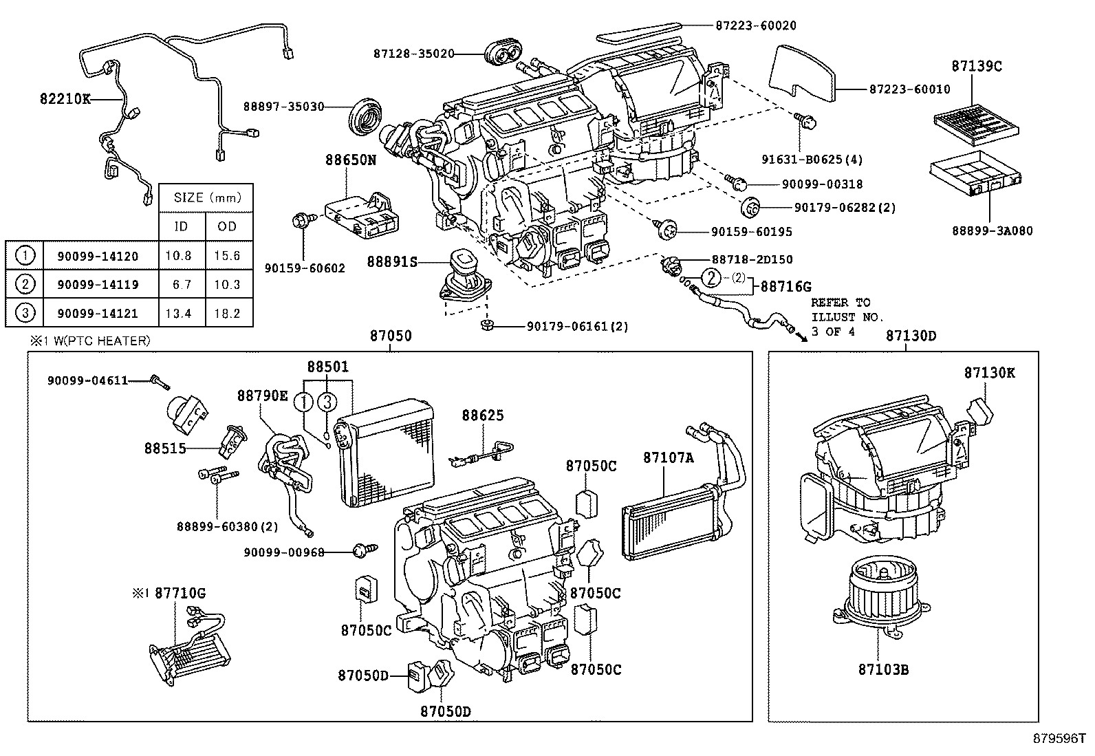 TOYOTA 90099-14119 - Blīvgredzens-Remkomplekts autodraugiem.lv