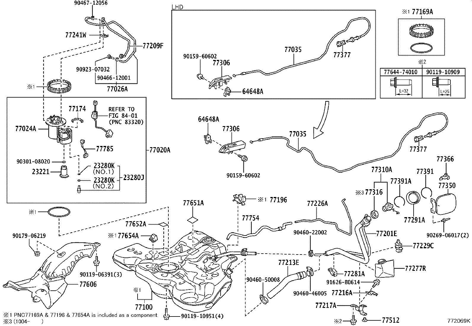 TOYOTA 77020 12570 - Degvielas sūknis autodraugiem.lv