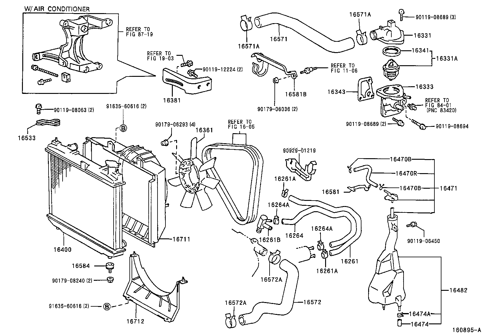 TOYOTA 16400 75321 - Radiators, Motora dzesēšanas sistēma autodraugiem.lv