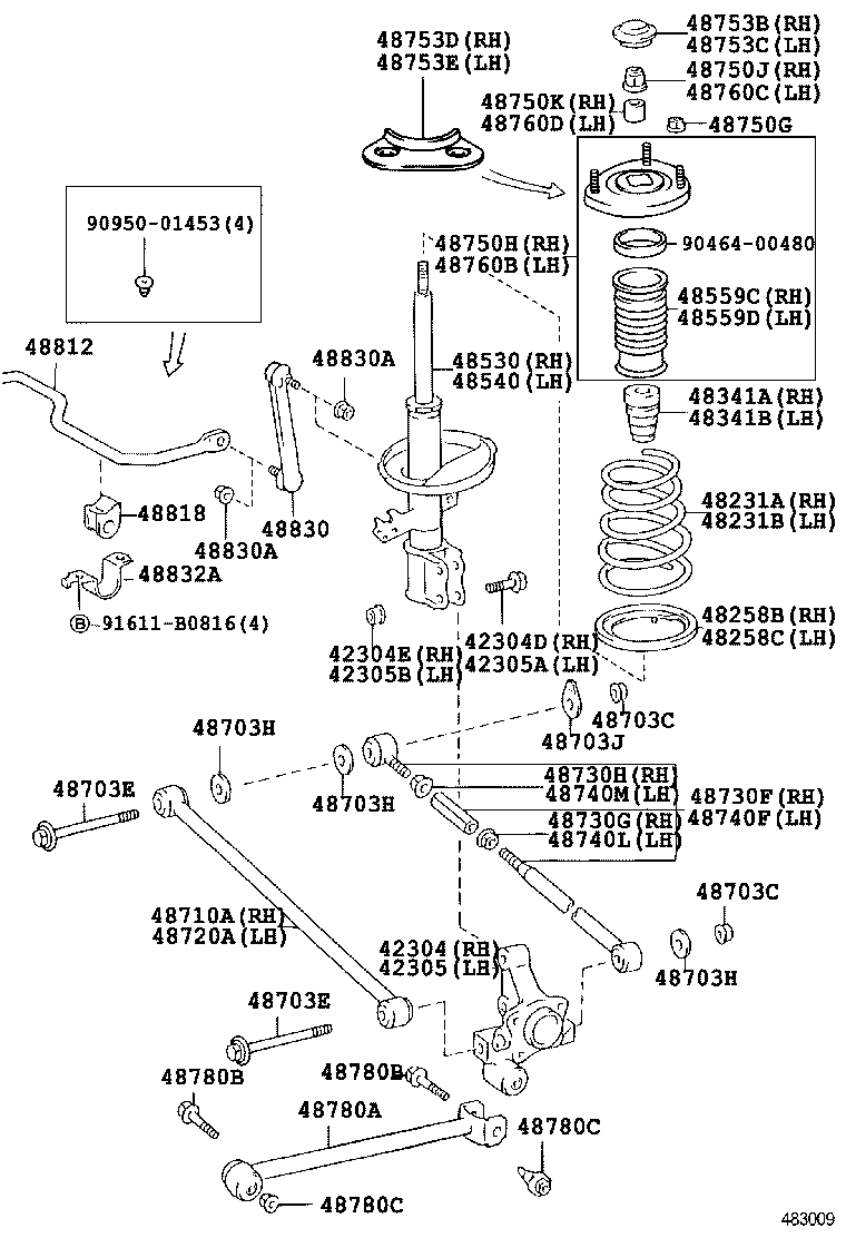 Suzuki 48830-32010 - Stiepnis / Atsaite, Stabilizators autodraugiem.lv