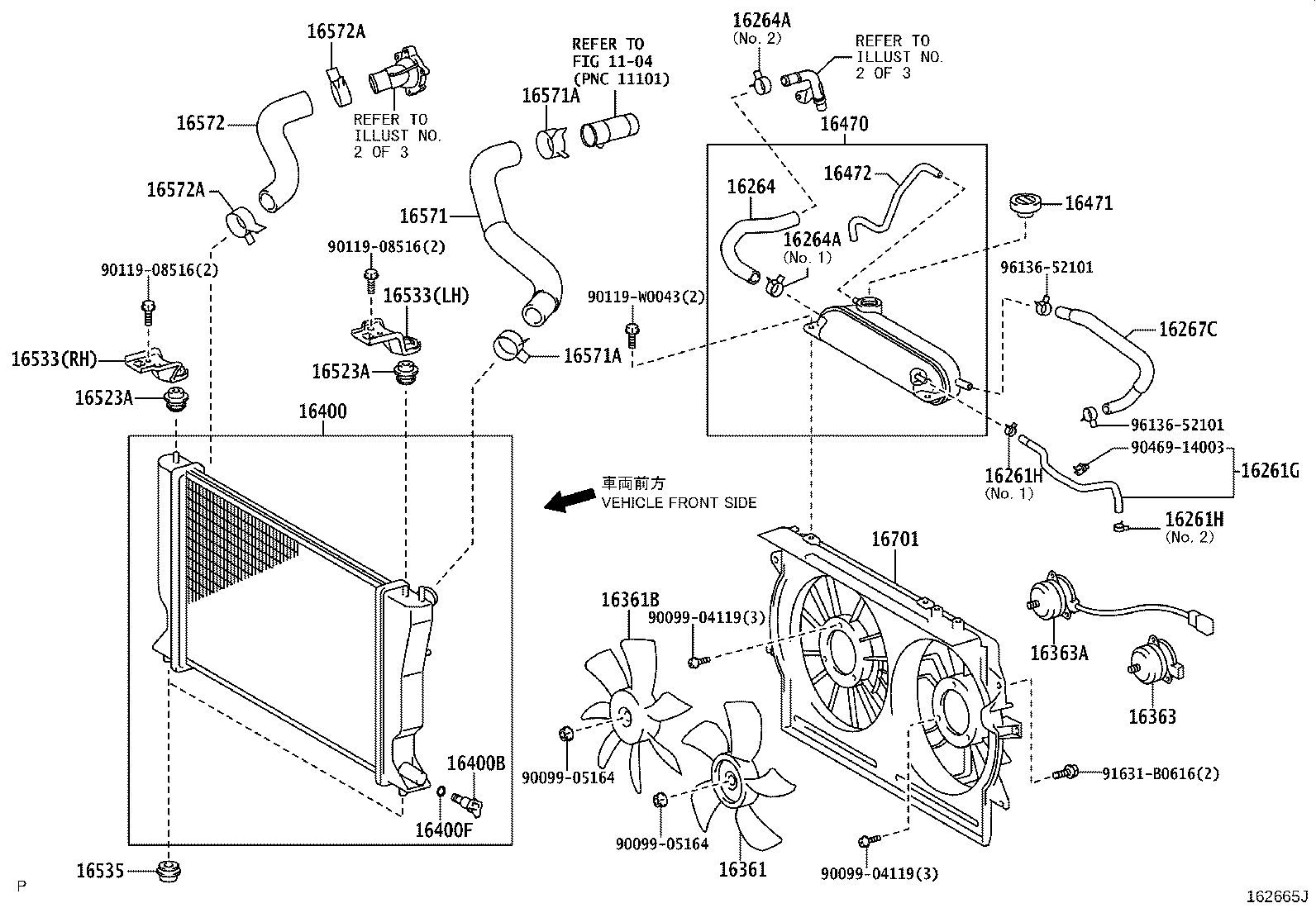 TOYOTA 16361-0G020 - Ventilators, Motora dzesēšanas sistēma autodraugiem.lv