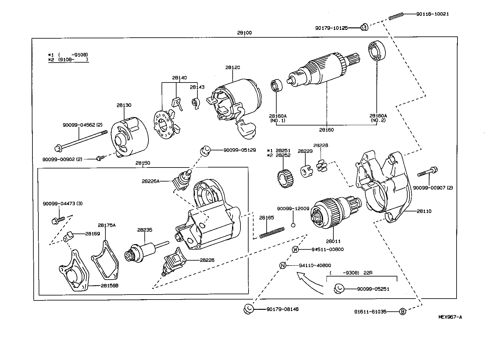 TOYOTA 28160-26071 - ARMATURE ASSY, STARTER autodraugiem.lv