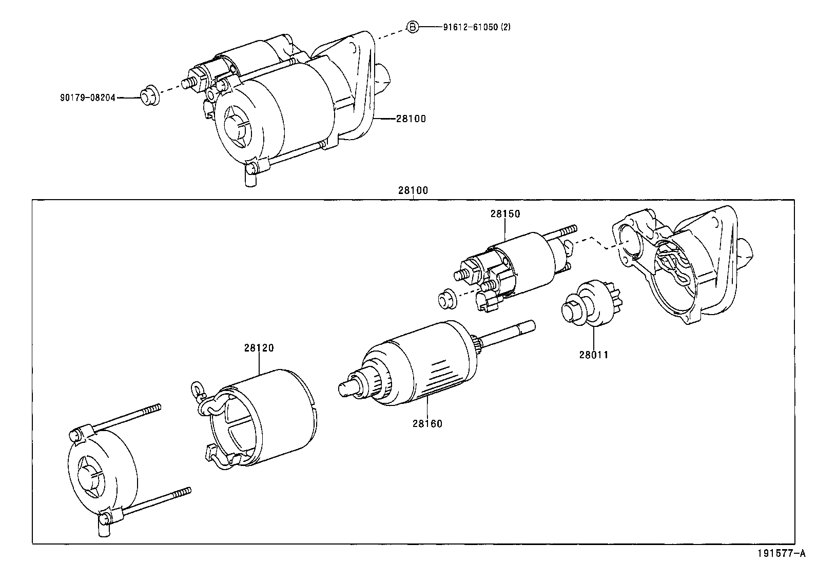 TOYOTA 28100-0J010 - Starteris autodraugiem.lv