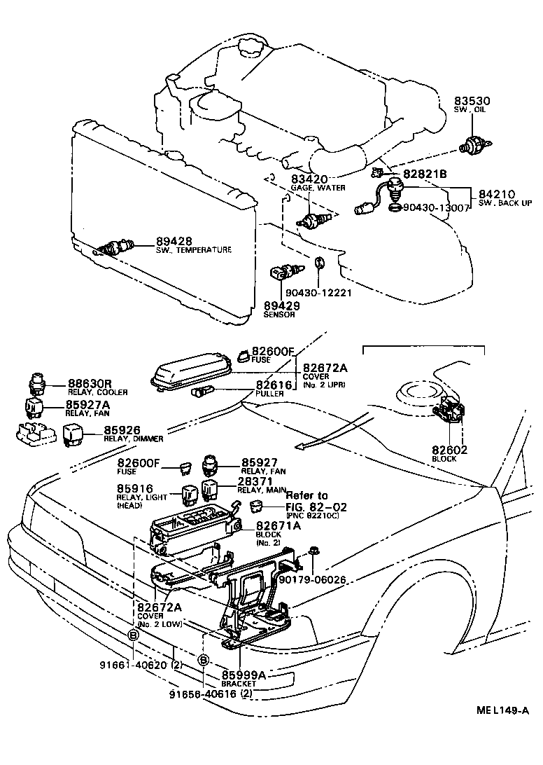 Daihatsu 8353014030 - Devējs, Eļļas spiediens autodraugiem.lv