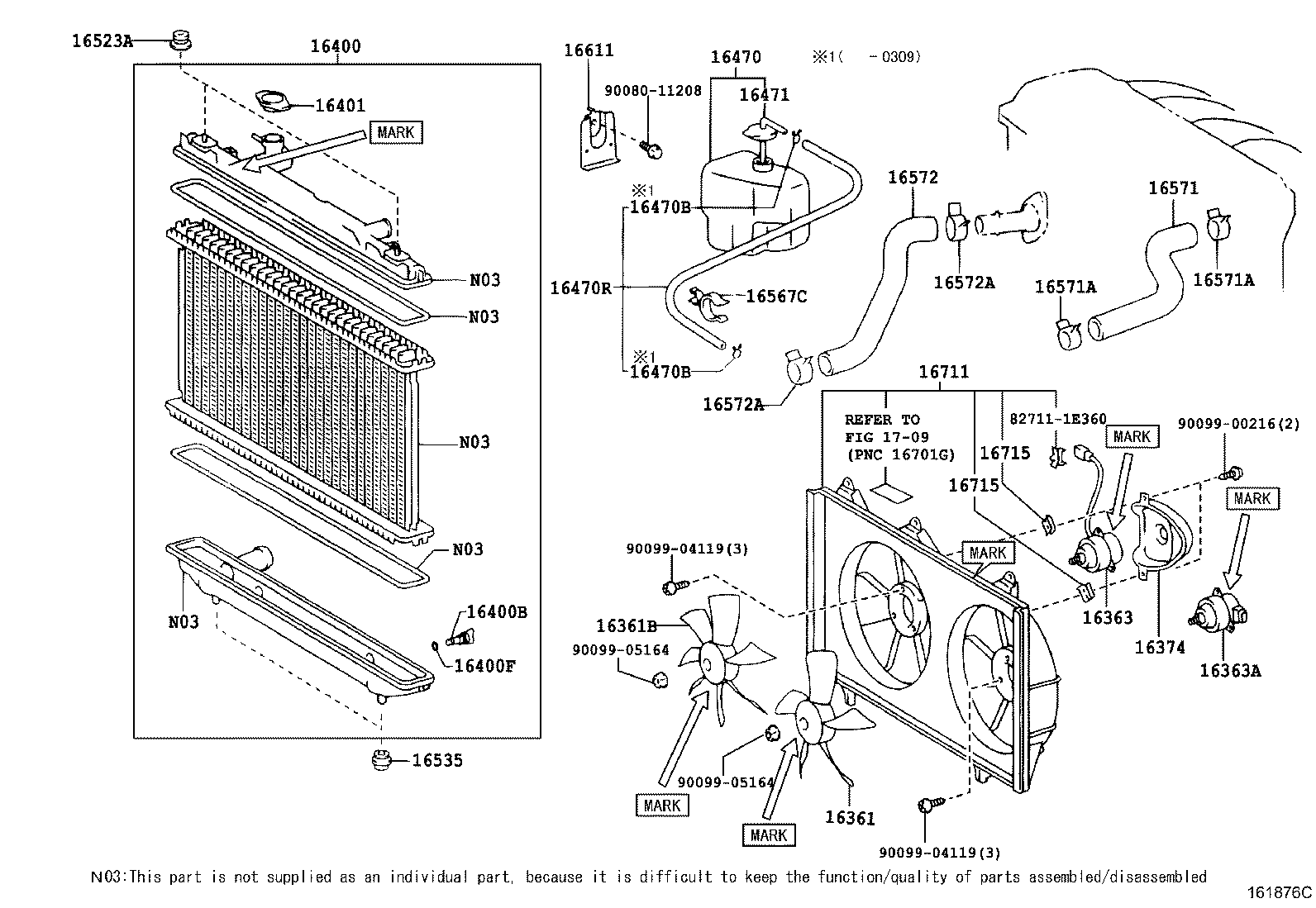 LEXUS 167110H020 - Ventilators, Motora dzesēšanas sistēma autodraugiem.lv