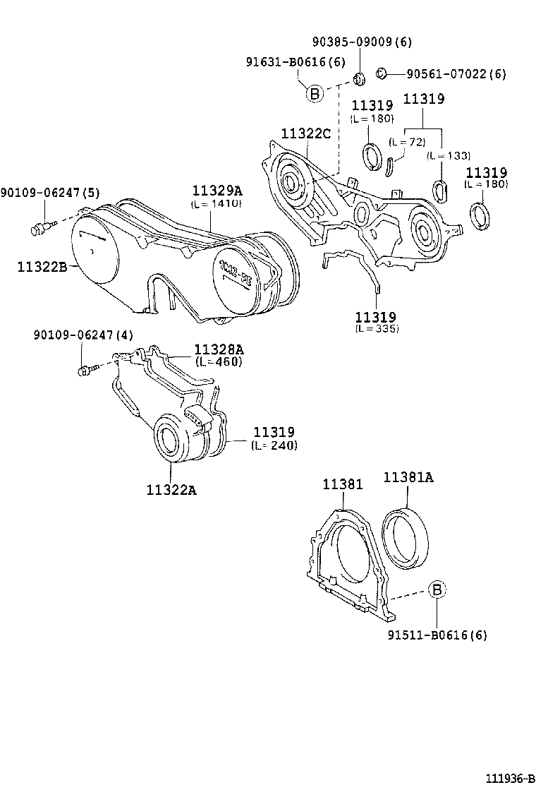 TOYOTA 9008031053 - Vārpstas blīvgredzens, Kloķvārpsta autodraugiem.lv