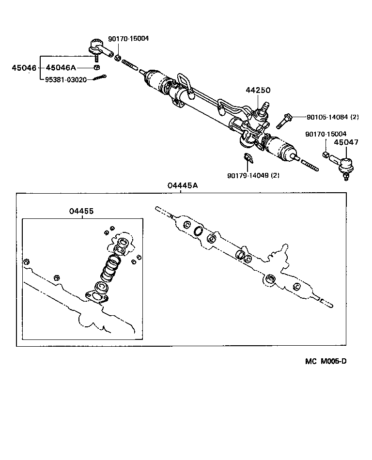 Suzuki 4504609020 - Stūres šķērsstiepņa uzgalis autodraugiem.lv