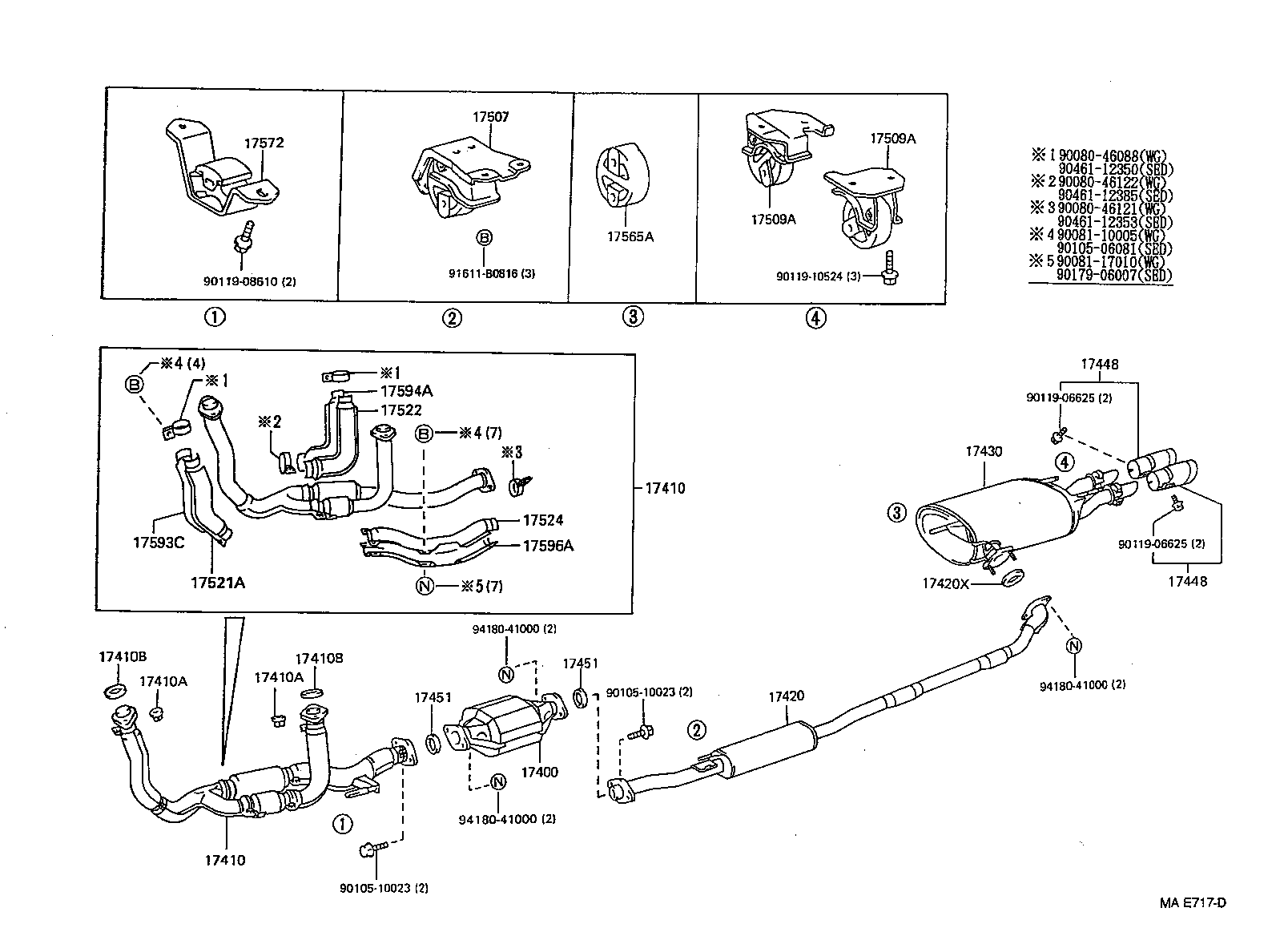 TOYOTA 1756507050 - Bukse, Stabilizators autodraugiem.lv