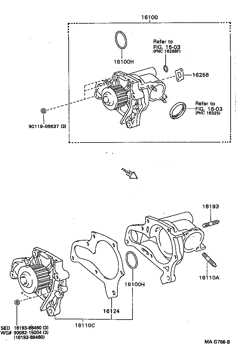 Suzuki 1610079185 - Ūdenssūknis autodraugiem.lv