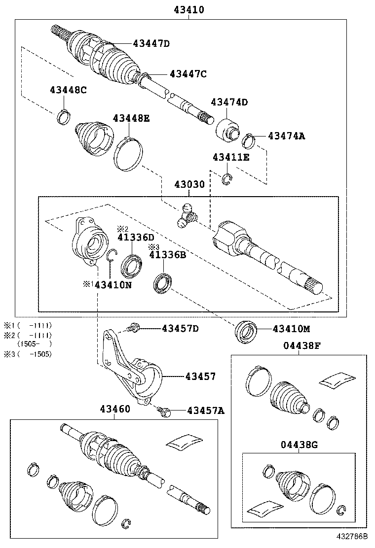 TOYOTA 0442705250 - Putekļusargs, Piedziņas vārpsta autodraugiem.lv