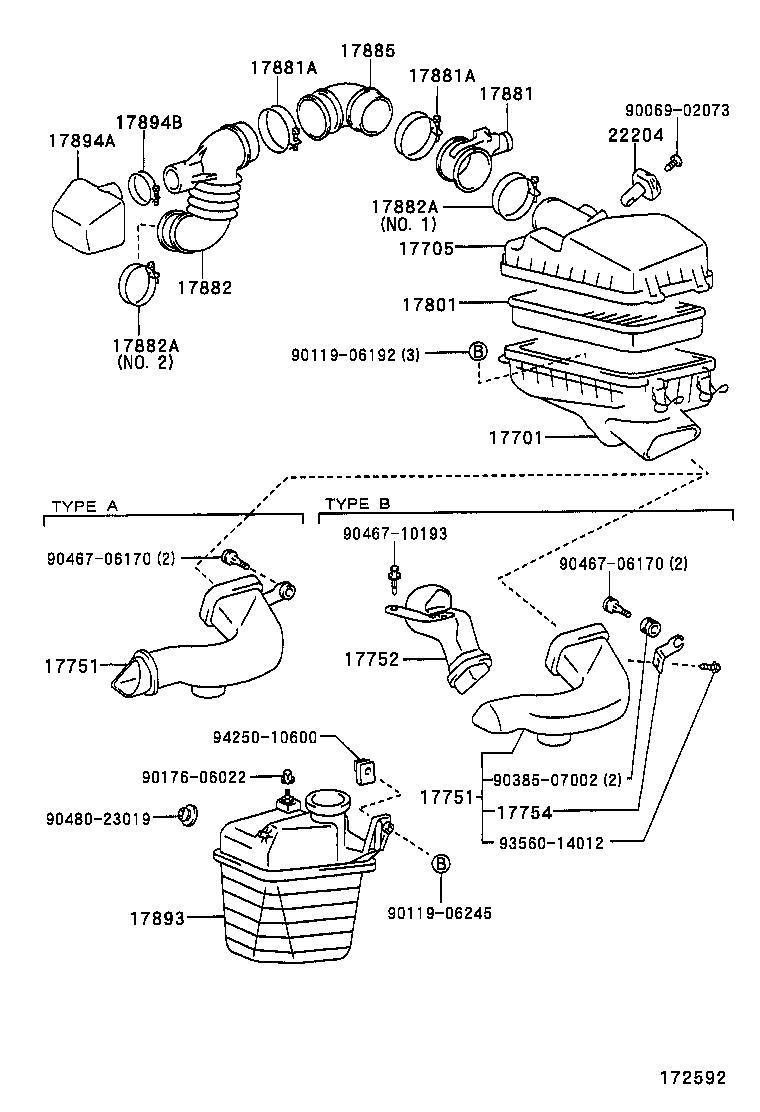 Suzuki 1780102050 - Gaisa filtrs autodraugiem.lv