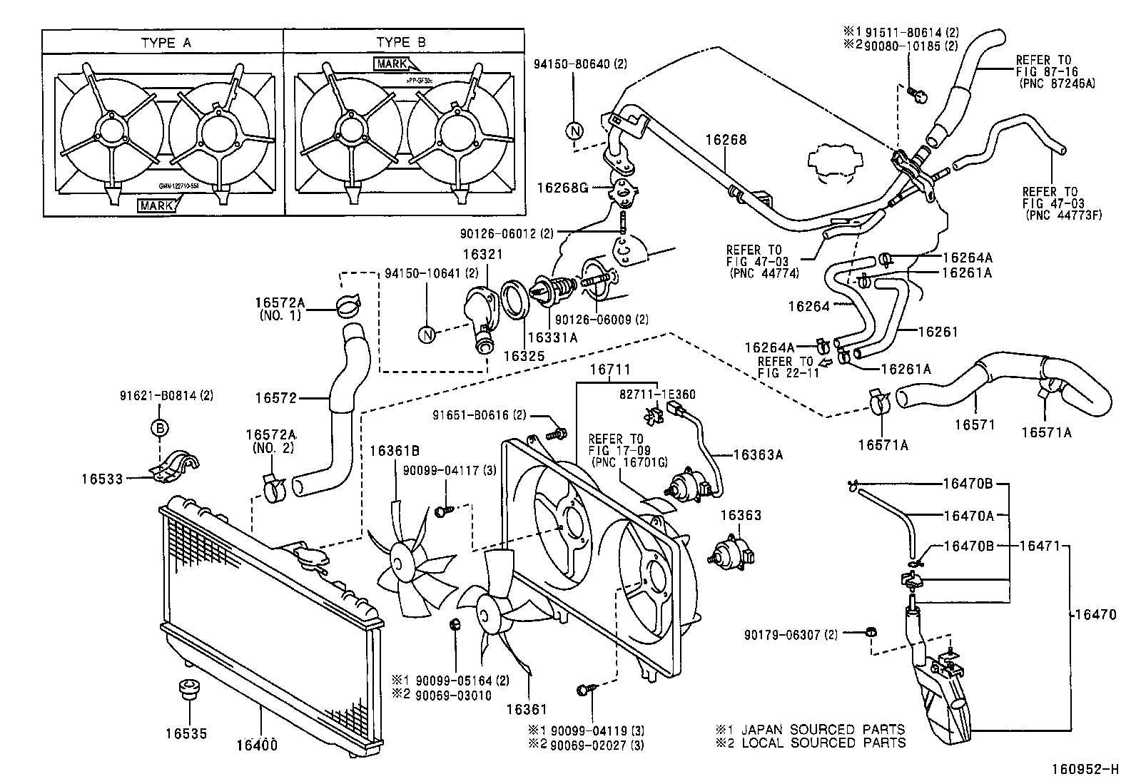 TOYOTA 167110D030 - Ventilators, Motora dzesēšanas sistēma autodraugiem.lv