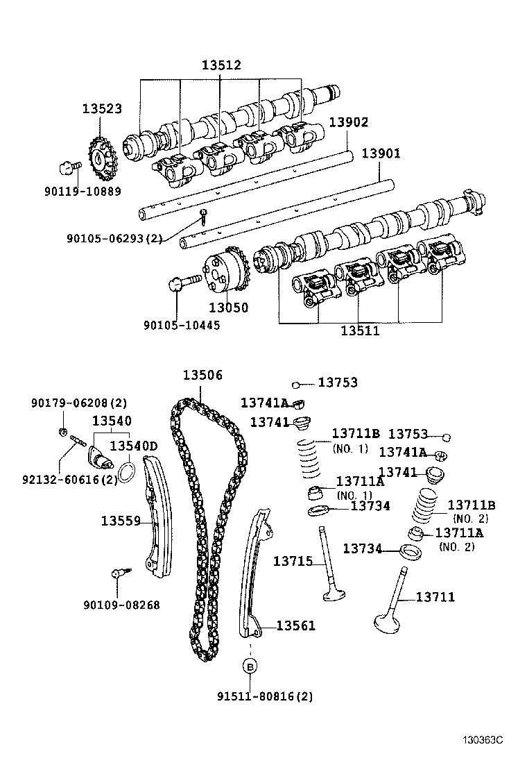 LEXUS 13559-88600 - Mierinātājsliede, GSM piedziņas ķēde autodraugiem.lv