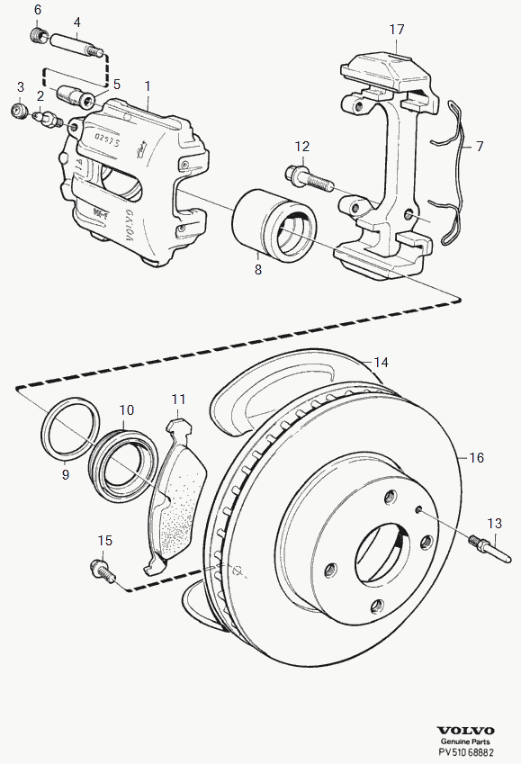 Volvo 3 516 845 - Dubļu sargs, Bremžu disks autodraugiem.lv