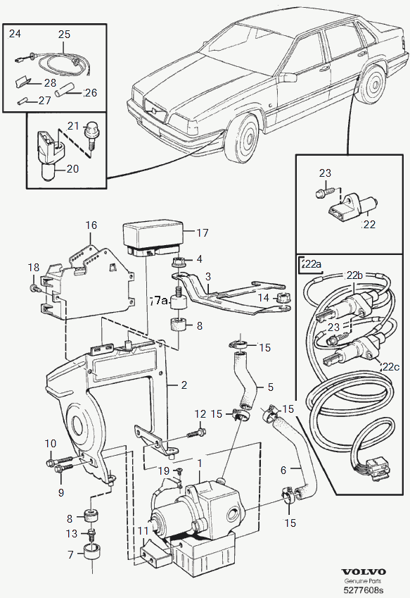 Volvo 6806786 - Devējs, Riteņu griešanās ātrums autodraugiem.lv