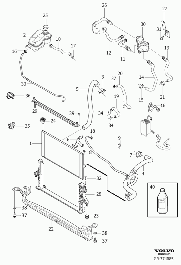 FORD 3 600 037 8 - Radiators, Motora dzesēšanas sistēma autodraugiem.lv