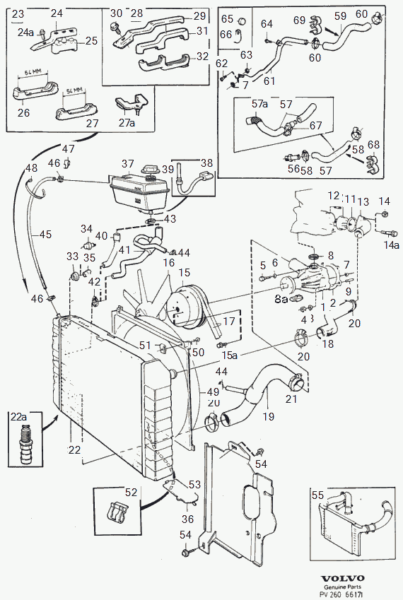 Volvo 8 603 895 - Radiators, Motora dzesēšanas sistēma autodraugiem.lv