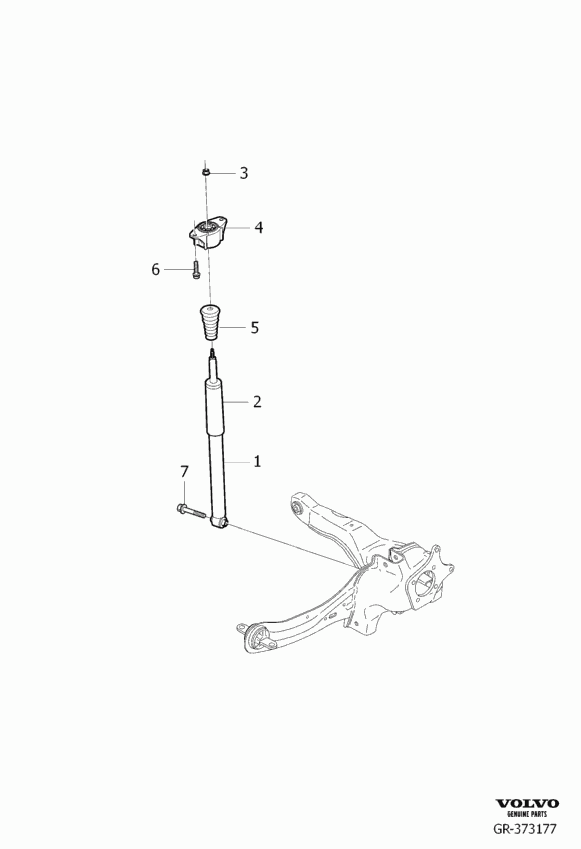 Volvo 31317960 - Amortizators autodraugiem.lv
