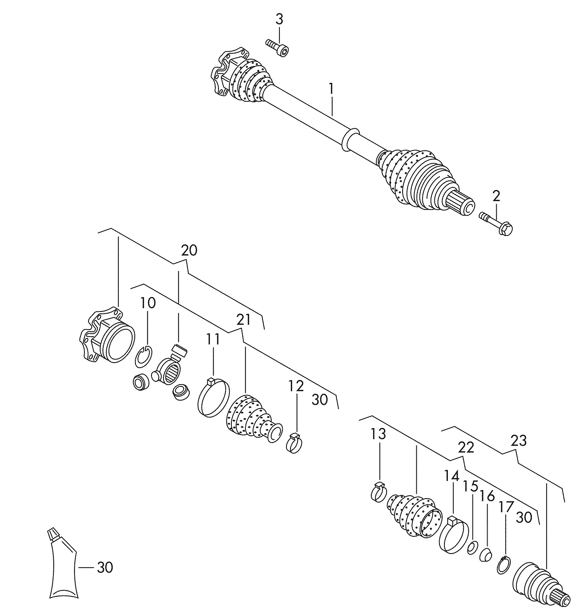 Skoda 1K0407271NT - Piedziņas vārpsta autodraugiem.lv