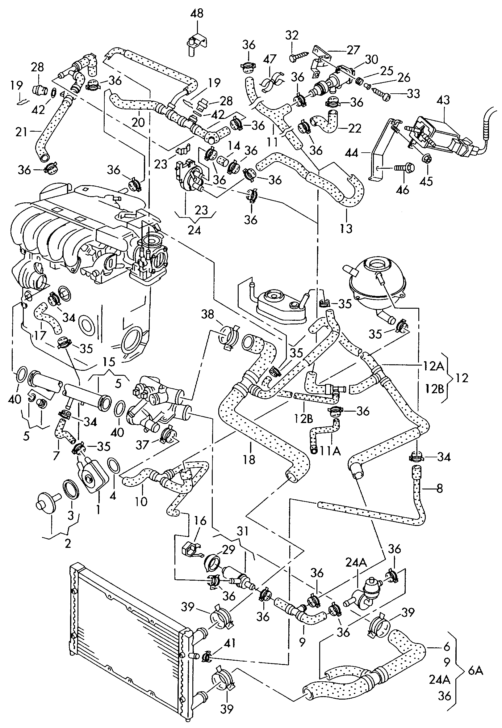 AUDI 068 117 021 B - Eļļas radiators, Motoreļļa autodraugiem.lv