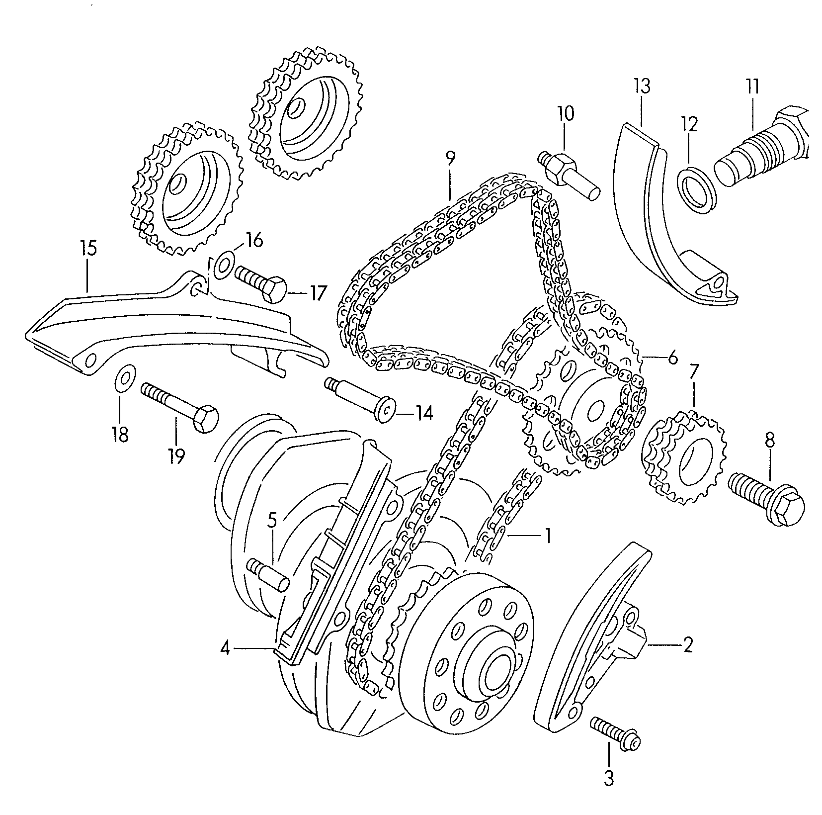 VW 021 109 507 B - Spriegotājs, Piedziņas ķēde autodraugiem.lv