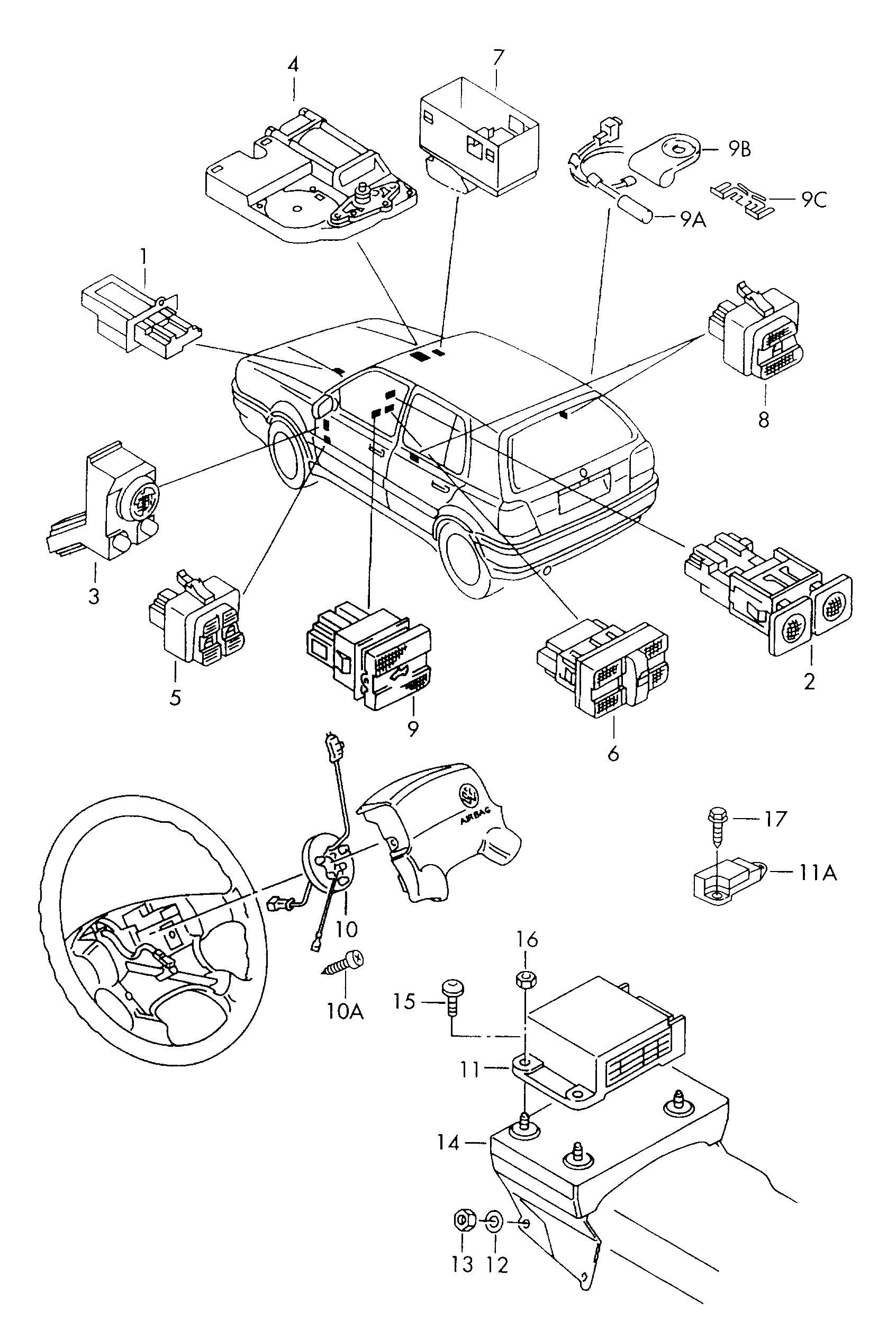 Seat 1H0 959 653 E - Spirālatspere, Gaisa spilvens autodraugiem.lv