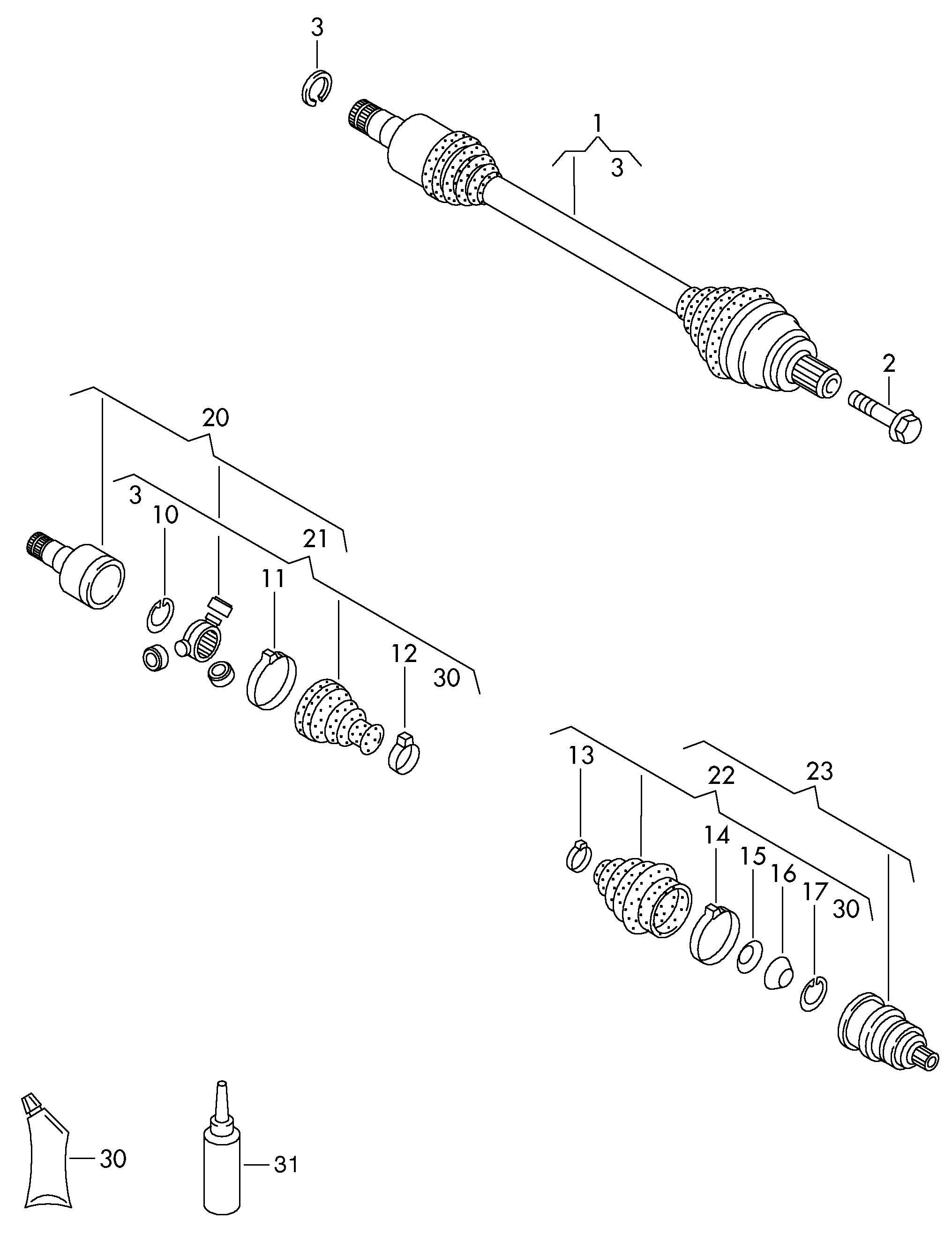 FORD JZW407449KX - Piedziņas vārpsta autodraugiem.lv