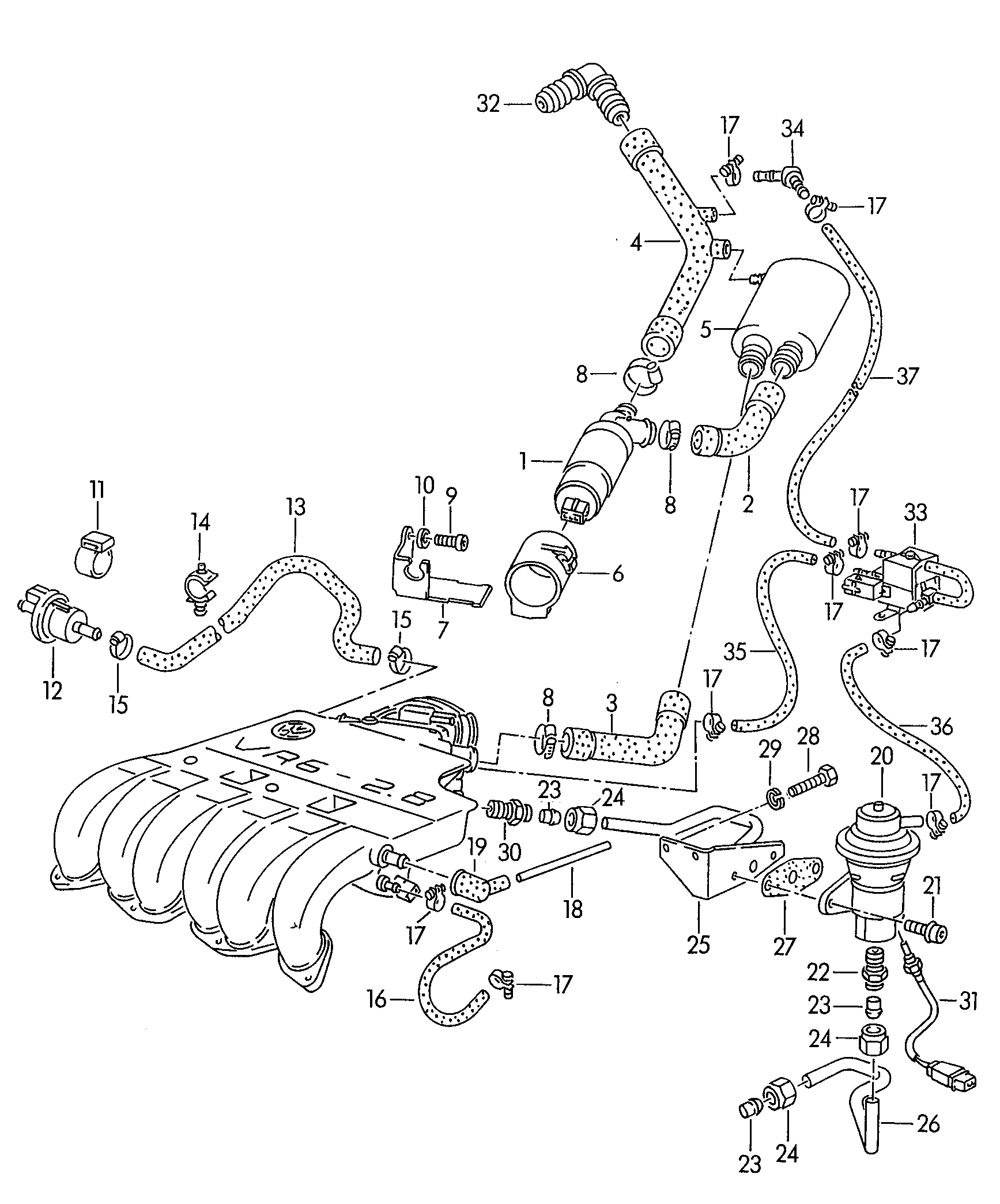 AUDI N  01471211 - Parazīt / Vadrullītis, Ķīļrievu siksna autodraugiem.lv