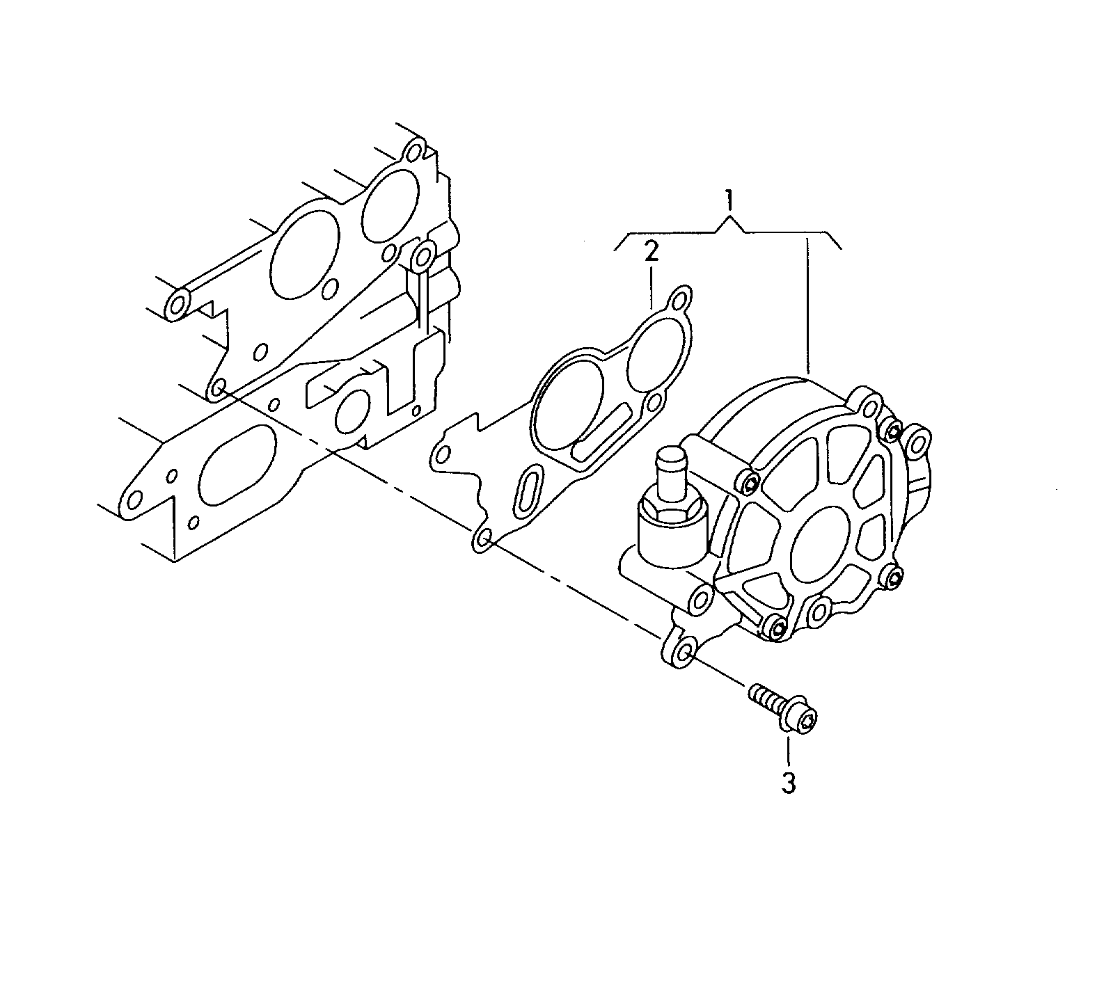 VAG 03L 145 215 K - Blīve, Vakuumsūknis autodraugiem.lv