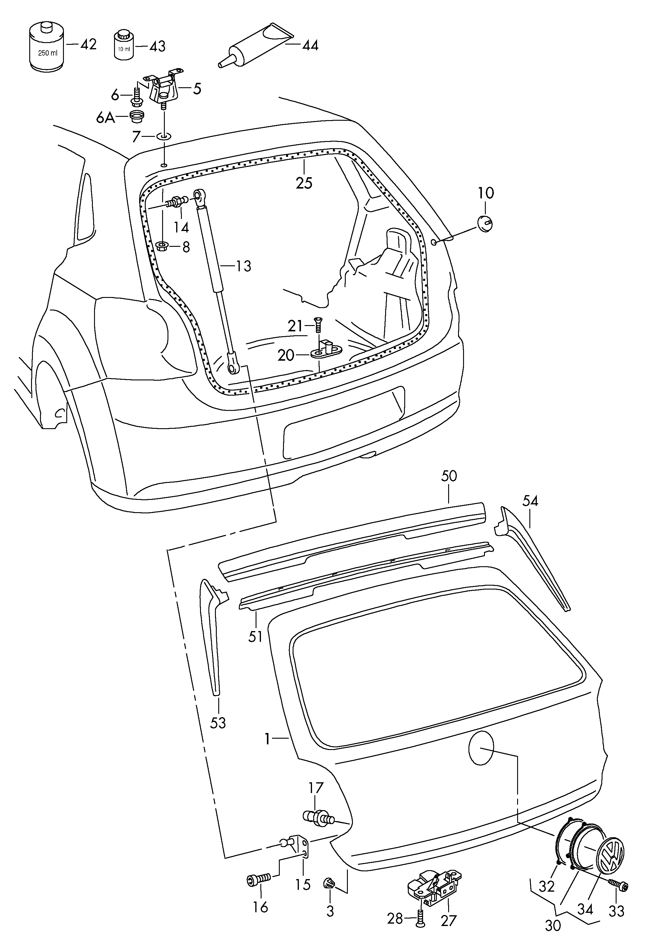 Seat 6R0 827 505 B - Aizmugurējo durvju slēdzene autodraugiem.lv