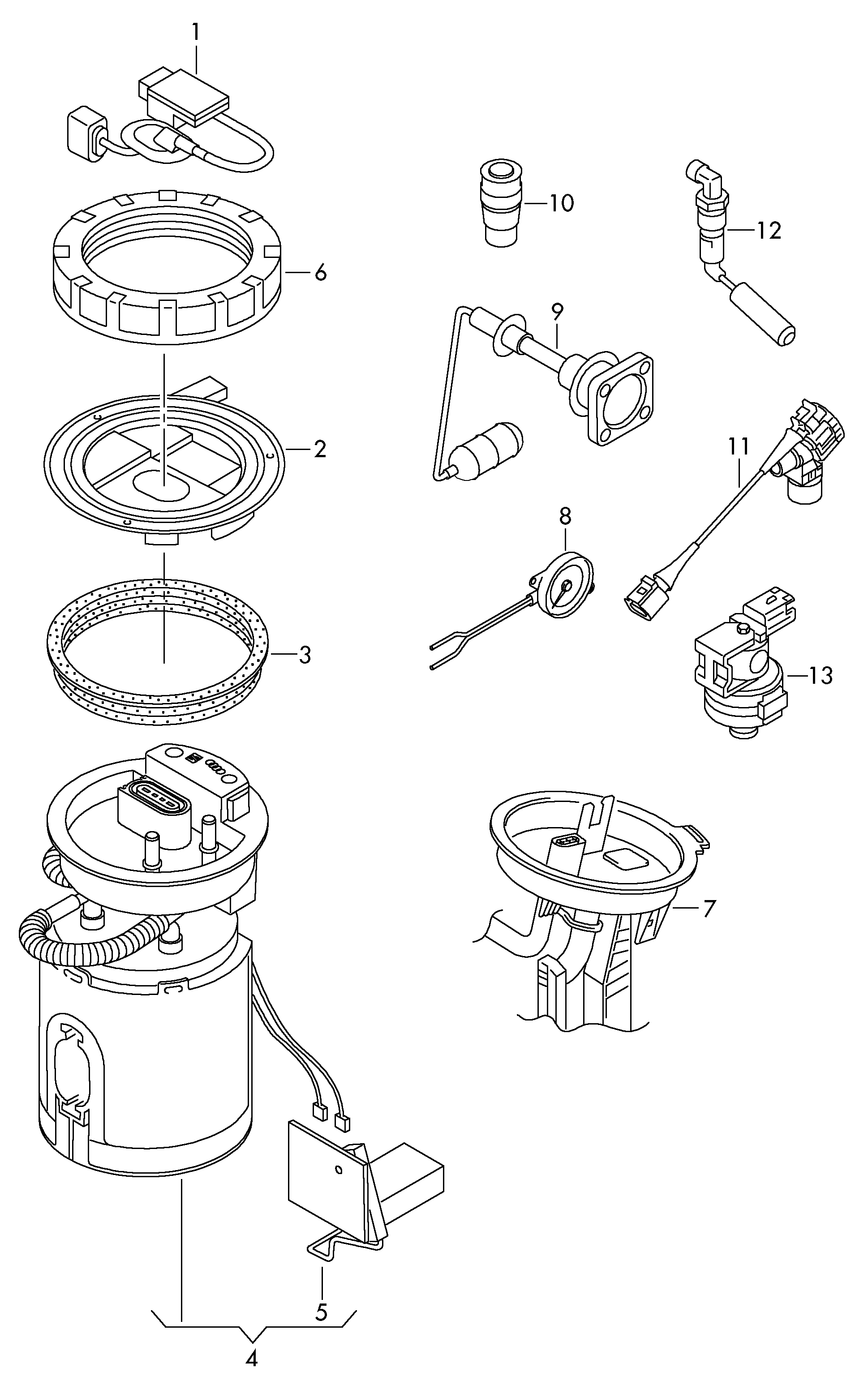 Skoda 1K0 919 050 J - Degvielas sūkņa modulis autodraugiem.lv