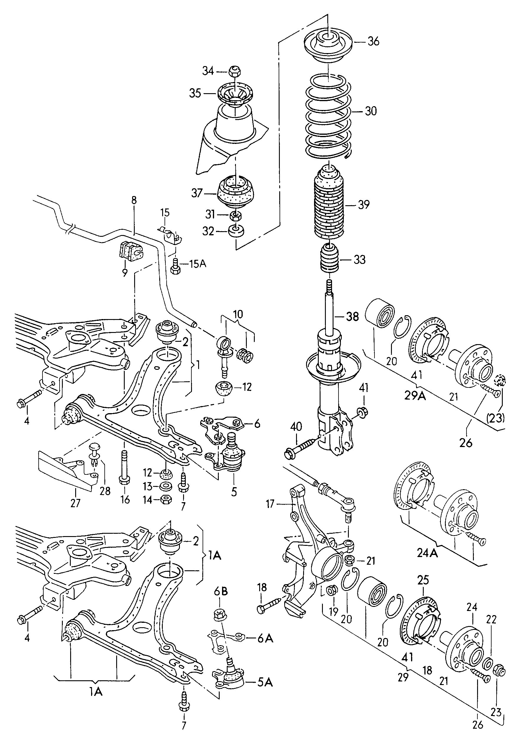 VW 357 407 151 - Neatkarīgās balstiekārtas svira, Riteņa piekare autodraugiem.lv