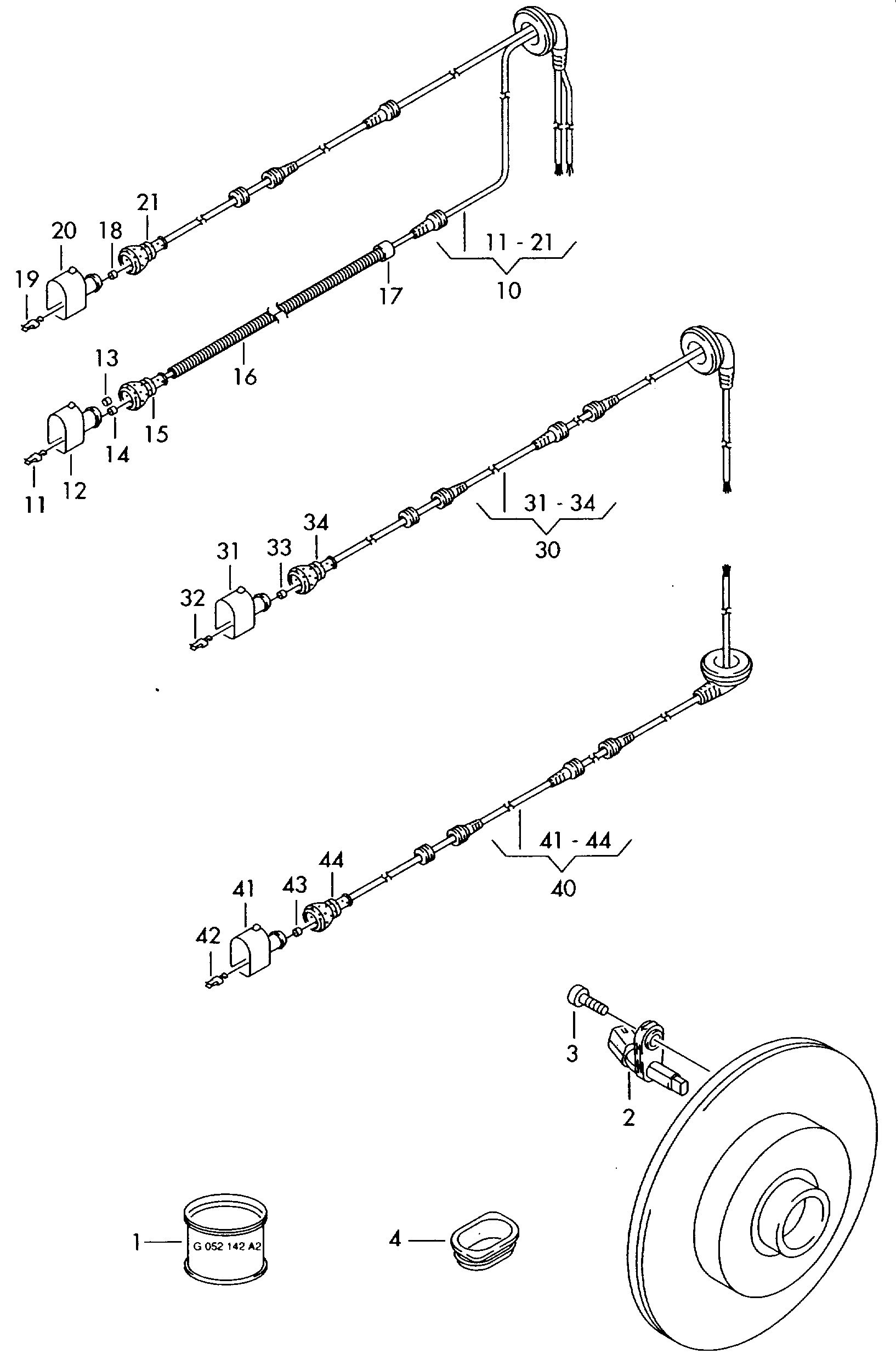 VAG 1K0 927 807 - Devējs, Riteņu griešanās ātrums autodraugiem.lv