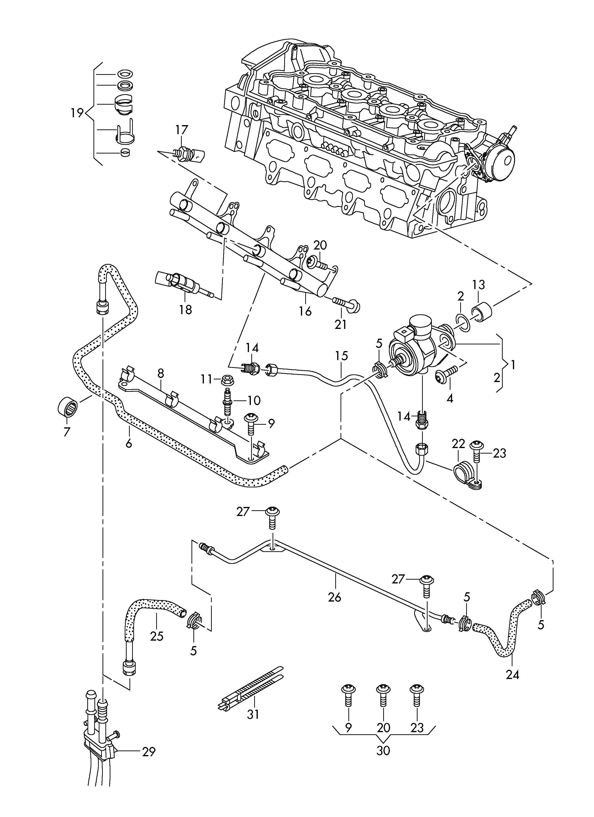 Seat 06H 127 025 Q - Augstspiediena sūknis autodraugiem.lv