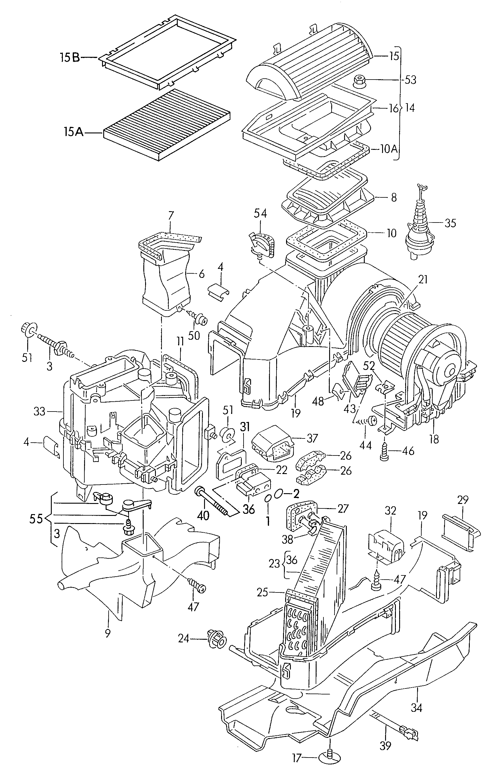 AUDI 6N1820103A - Iztvaikotājs, Gaisa kondicionēšanas sistēma autodraugiem.lv