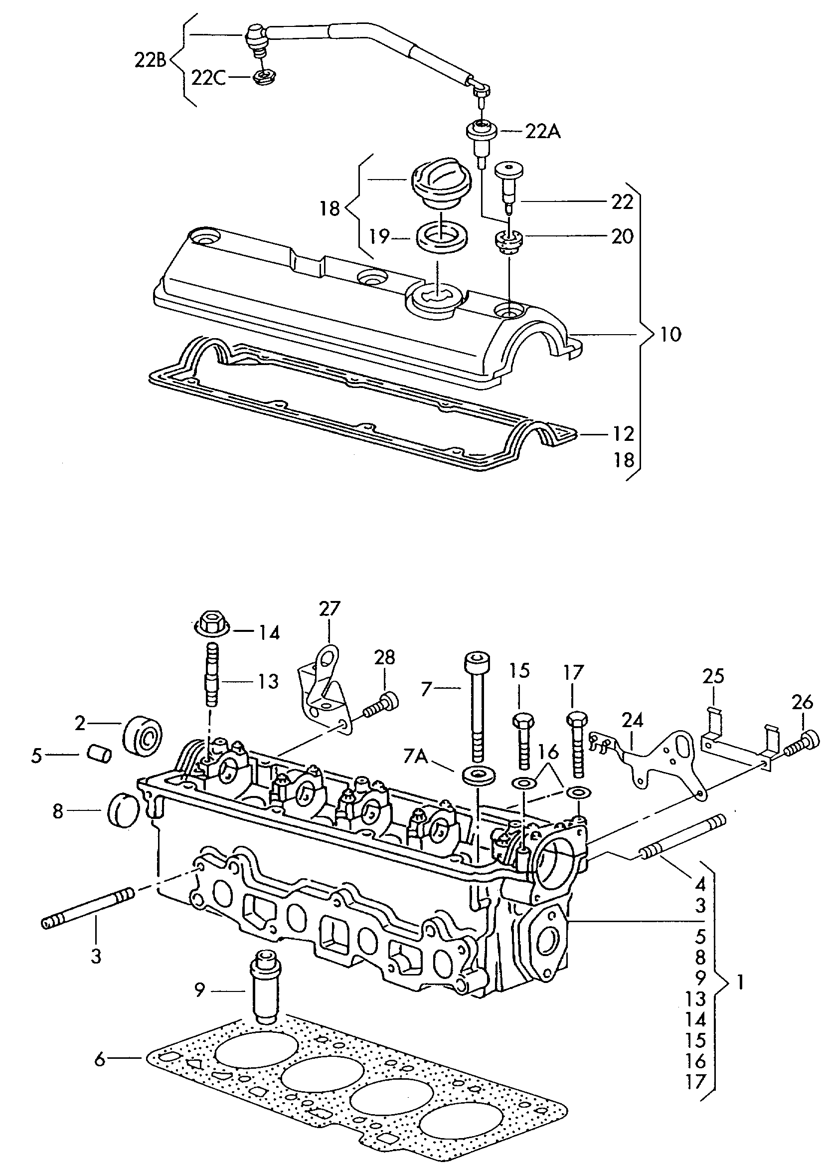 Skoda 030 103 419A - Vārsta vadīkla autodraugiem.lv