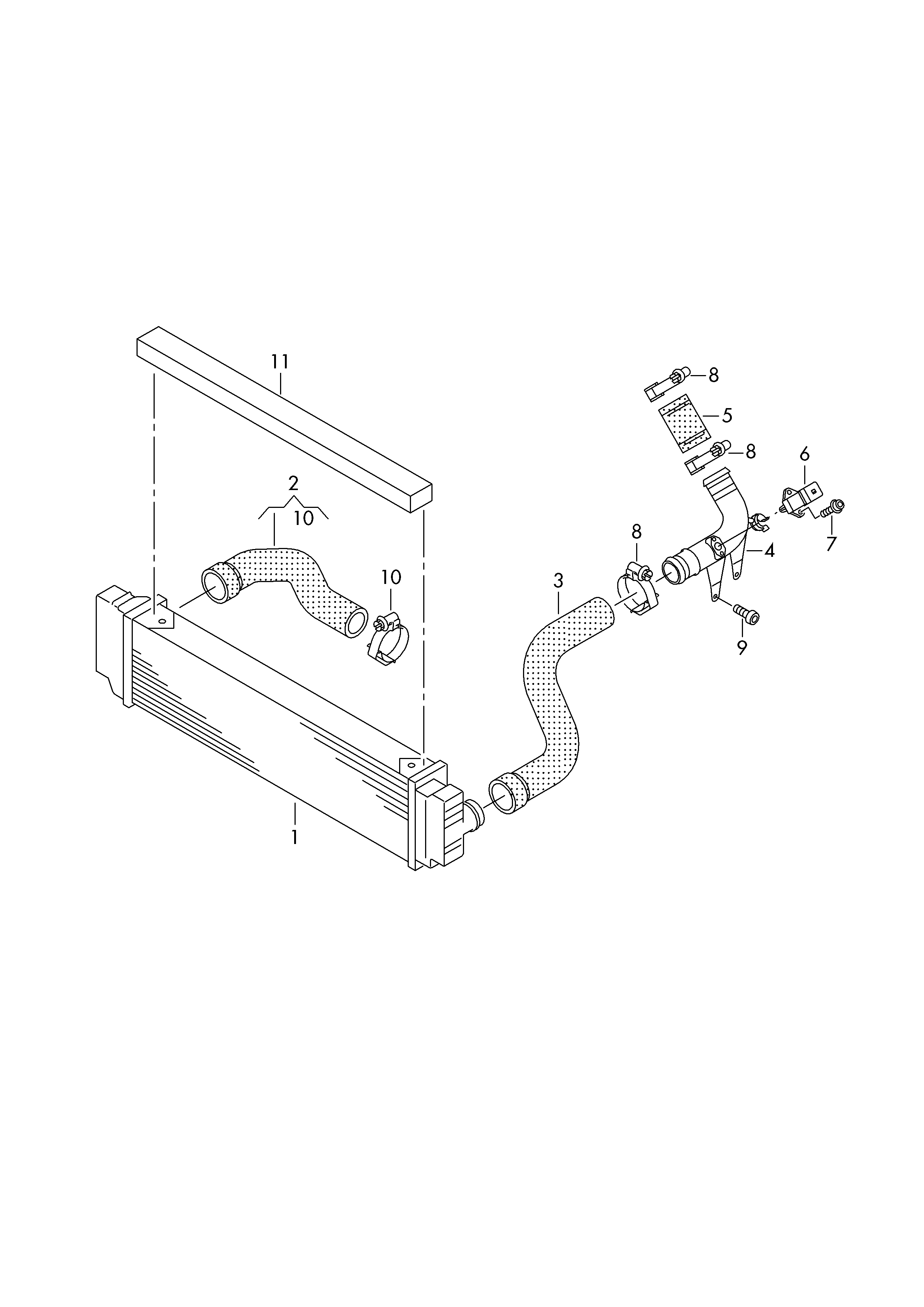 AUDI 2E0145834B - Pūtes sistēmas gaisa caurule autodraugiem.lv