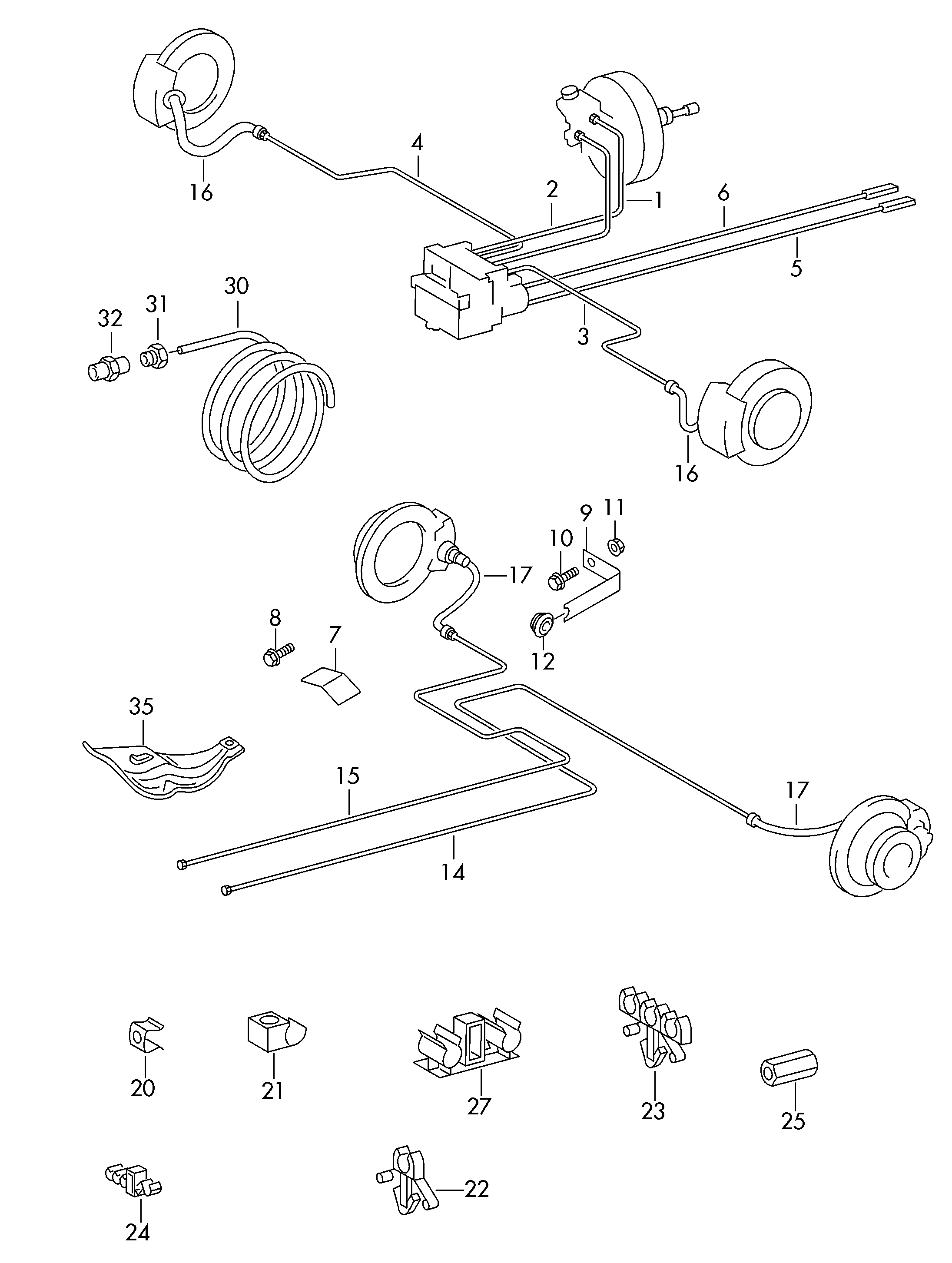 AUDI 2E0611807B - Bremžu šļūtene autodraugiem.lv