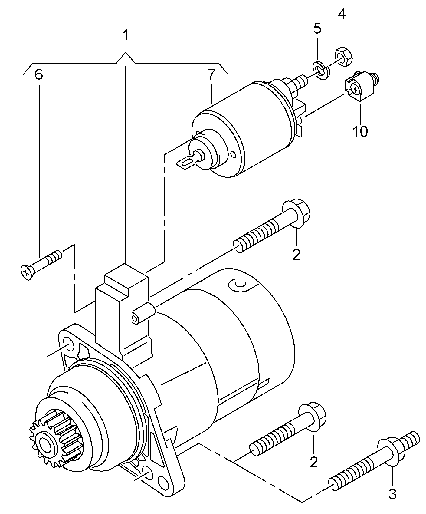 Seat 012911023H - Starteris autodraugiem.lv