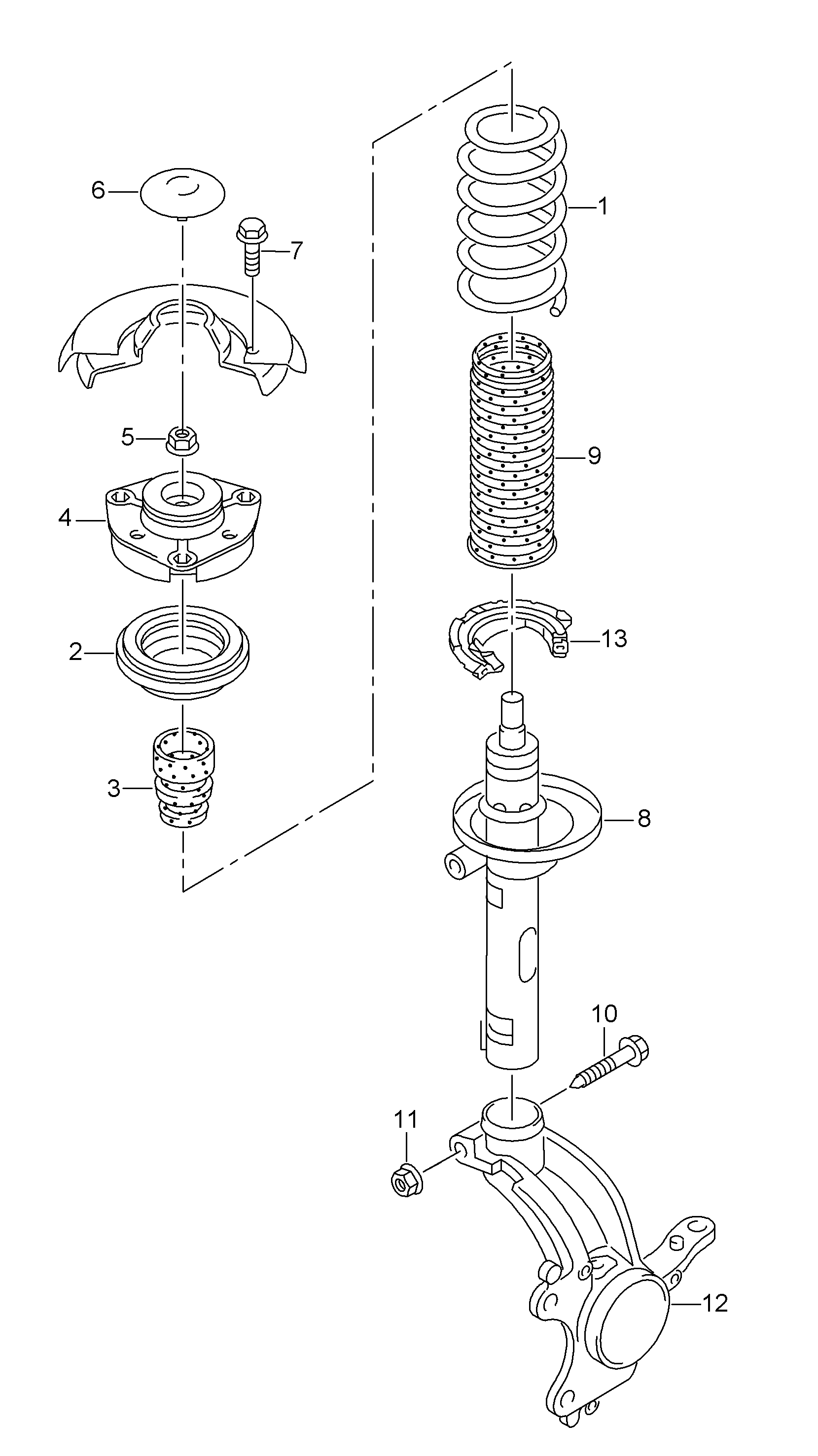 Skoda 5Q0 412 303 - Gājiena ierobežotājs, Atsperojums autodraugiem.lv