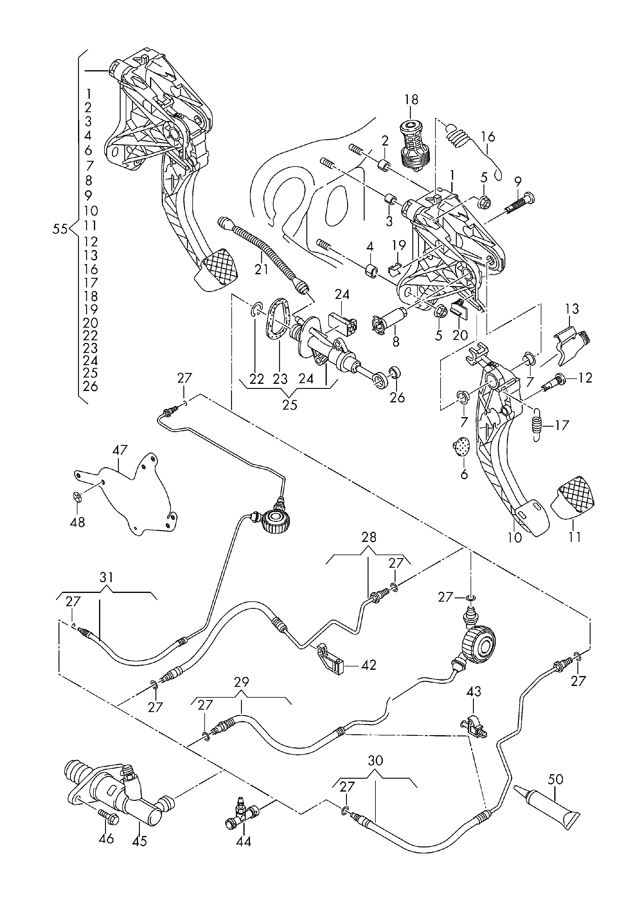 Skoda 5Q0721261 - Darba cilindrs, Sajūgs autodraugiem.lv